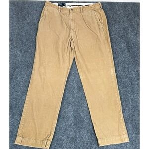 VINTAGE Polo Ralph Lauren Prospect Pants Mens Khaki Chino Corduroy Size 40X32